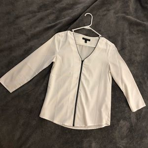 Zip Front Blouse